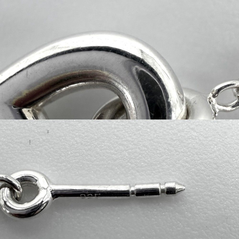 Hermes Earrings Chaine D'ancre Farandole 925 Sterling Silver — view 7