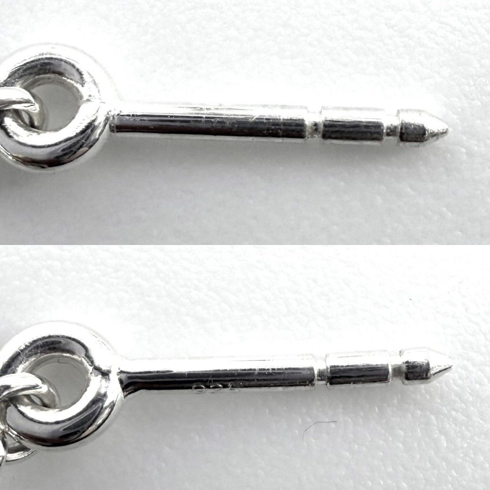 Hermes Earrings Chaine D'ancre Farandole 925 Sterling Silver — view 3