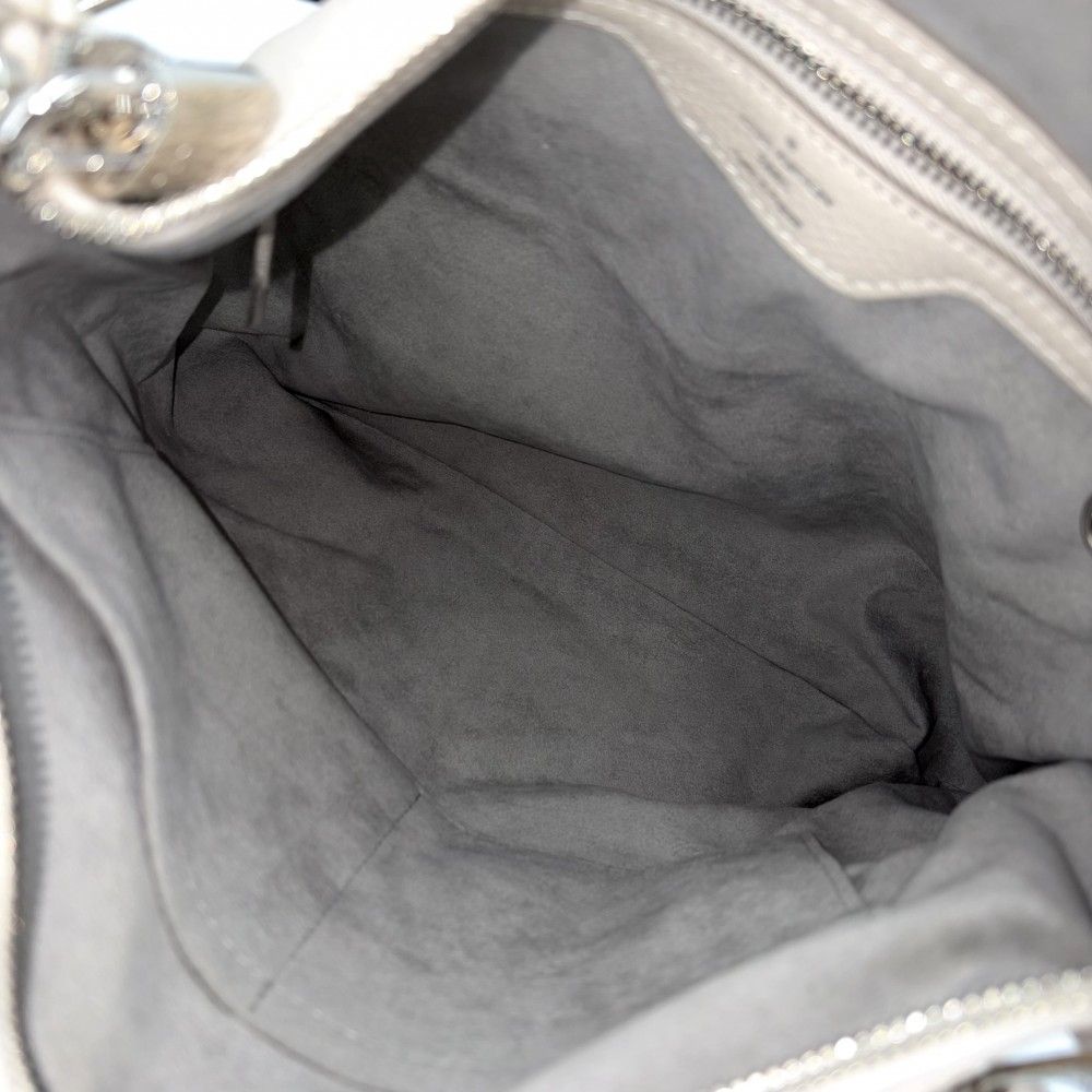Louis Vuitton 2-Way Selene PM Shoulder Bag Monogram Mahina Beige Silver — view 3