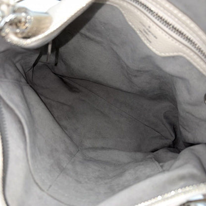 Louis Vuitton 2-Way Selene PM Shoulder Bag Monogram Mahina Beige Silver — view 3