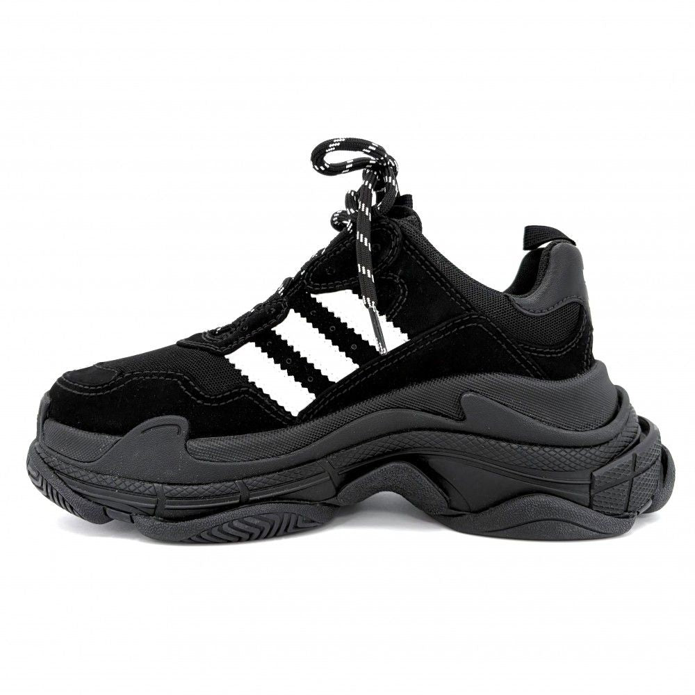 Balenciaga Sneakers Adidas Collaboration Triple S Dad Platform Shoes — view 4