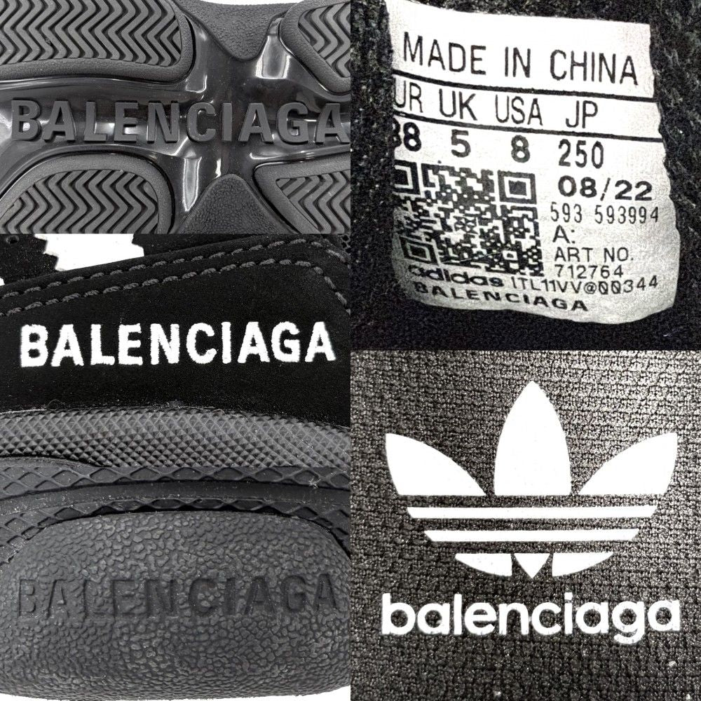 Balenciaga Sneakers Adidas Collaboration Triple S Dad Platform Shoes — view 6