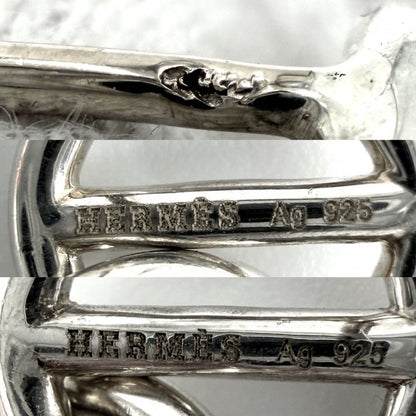 Hermes Earrings Mini Chaine D'ancre 925 Sterling Silver — view 5