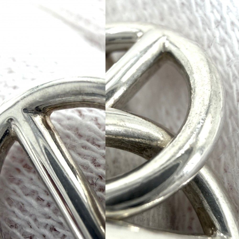 Hermes Earrings Mini Chaine D'ancre 925 Sterling Silver — view 8