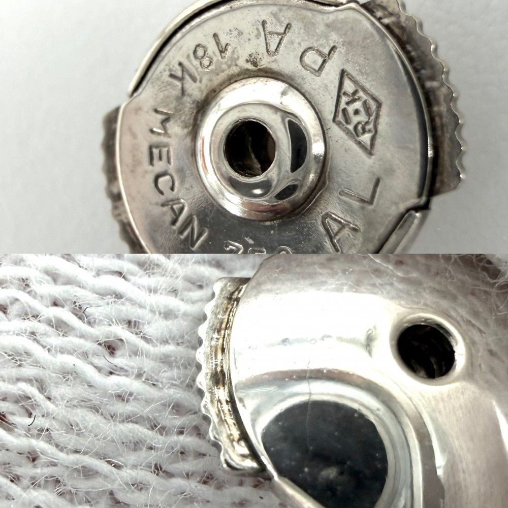 Hermes Earrings Mini Chaine D'ancre 925 Sterling Silver — view 6