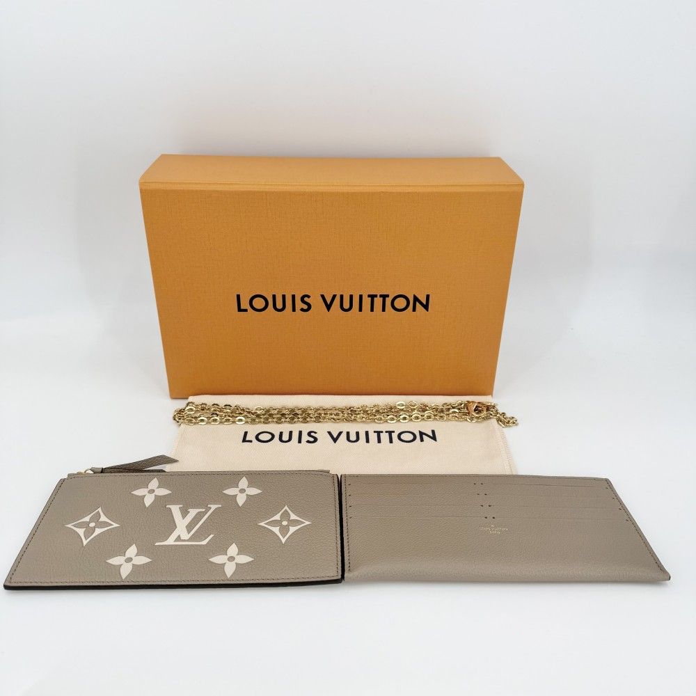 Louis Vuitton Shoulder Bag Bicolor Monogram Empreinte Pochette Felicity Chain — view 7