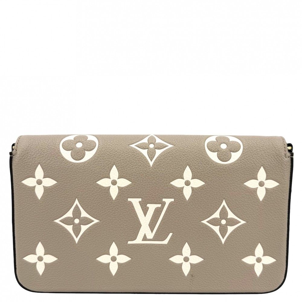 Louis Vuitton Shoulder Bag Bicolor Monogram Empreinte Pochette Felicity Chain — view 2