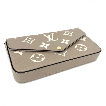 Louis Vuitton Shoulder Bag Bicolor Monogram Empreinte Pochette Felicity Chain — view 3