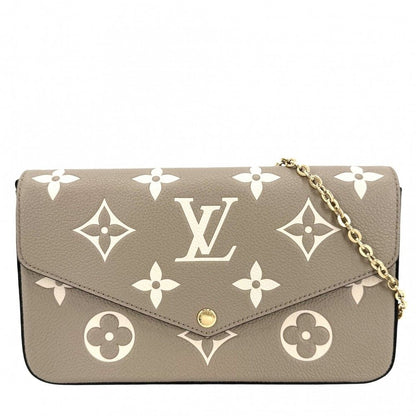Louis Vuitton Shoulder Bag Bicolor Monogram Empreinte Pochette Felicity Chain