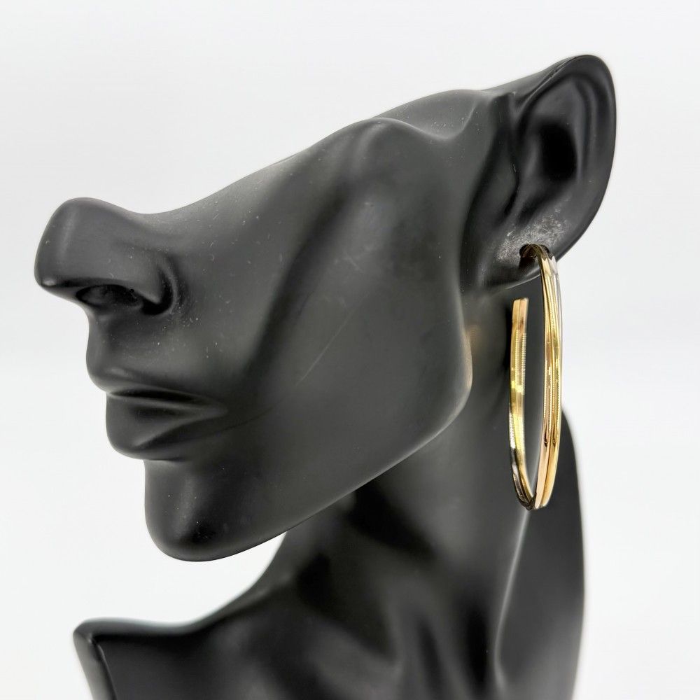 Cartier Earrings Trinity Hoop 18k Gold — view 3