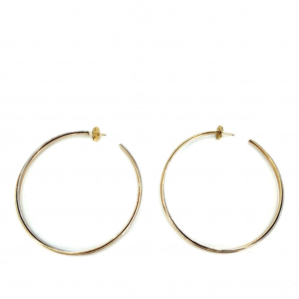 Cartier Earrings Trinity Hoop 18k Gold — view 2