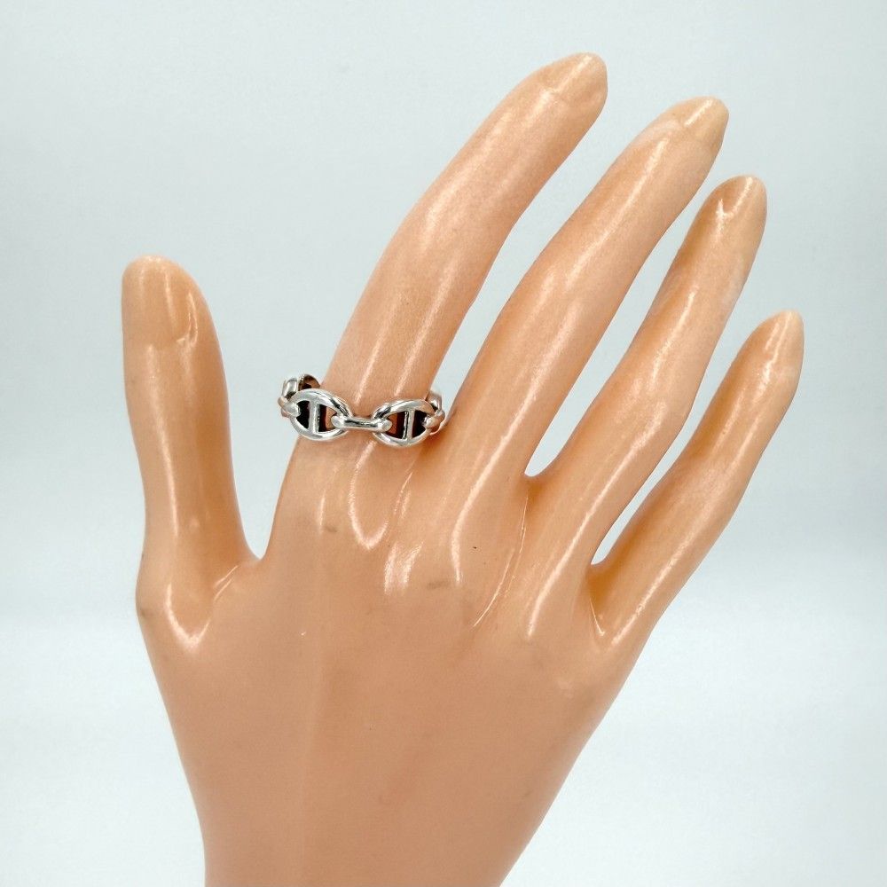 Hermes Ring Chaine D'ancre Small Items 56 925 Sterling Silver — view 2