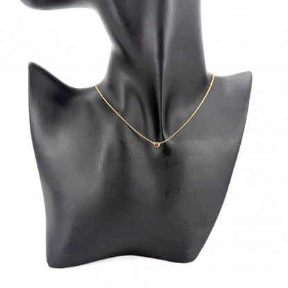 Tiffany & Co Necklace Color by the Yard Elsa Peretti 18k YG Gold Ruby — view 3