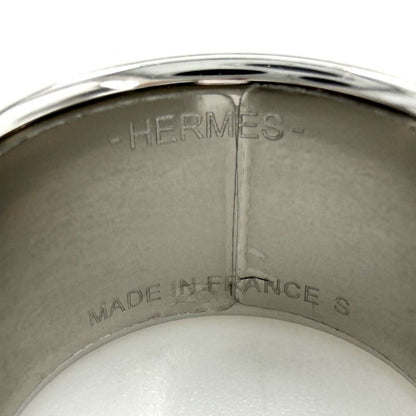 Hermes Ring Olympe GM S Beige Silver Etoupe — view 3