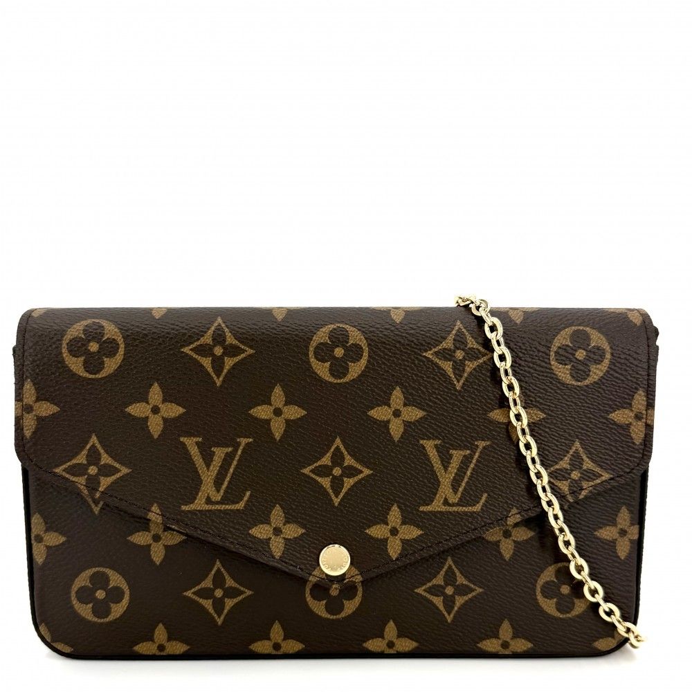 Louis Vuitton Shoulder Bag Chain Wallet Crossbody Pochette Felicity Pink
