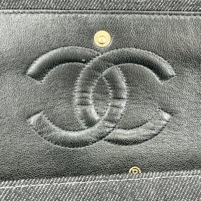 Chanel Shoulder Bag Quilted 25 Turnlock Double Flap Crossbody Chain CC Logo — view 8