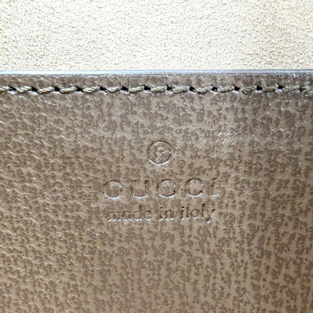 Gucci 2-Way Ophidia Small Tote Shoulder Bag Crossbody GG Supreme Canvas Leather — view 5