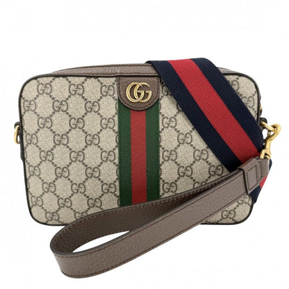 Gucci Shoulder Bag Ophidia Small Cross 2-Way Clutch Crossbody Second GG Supreme