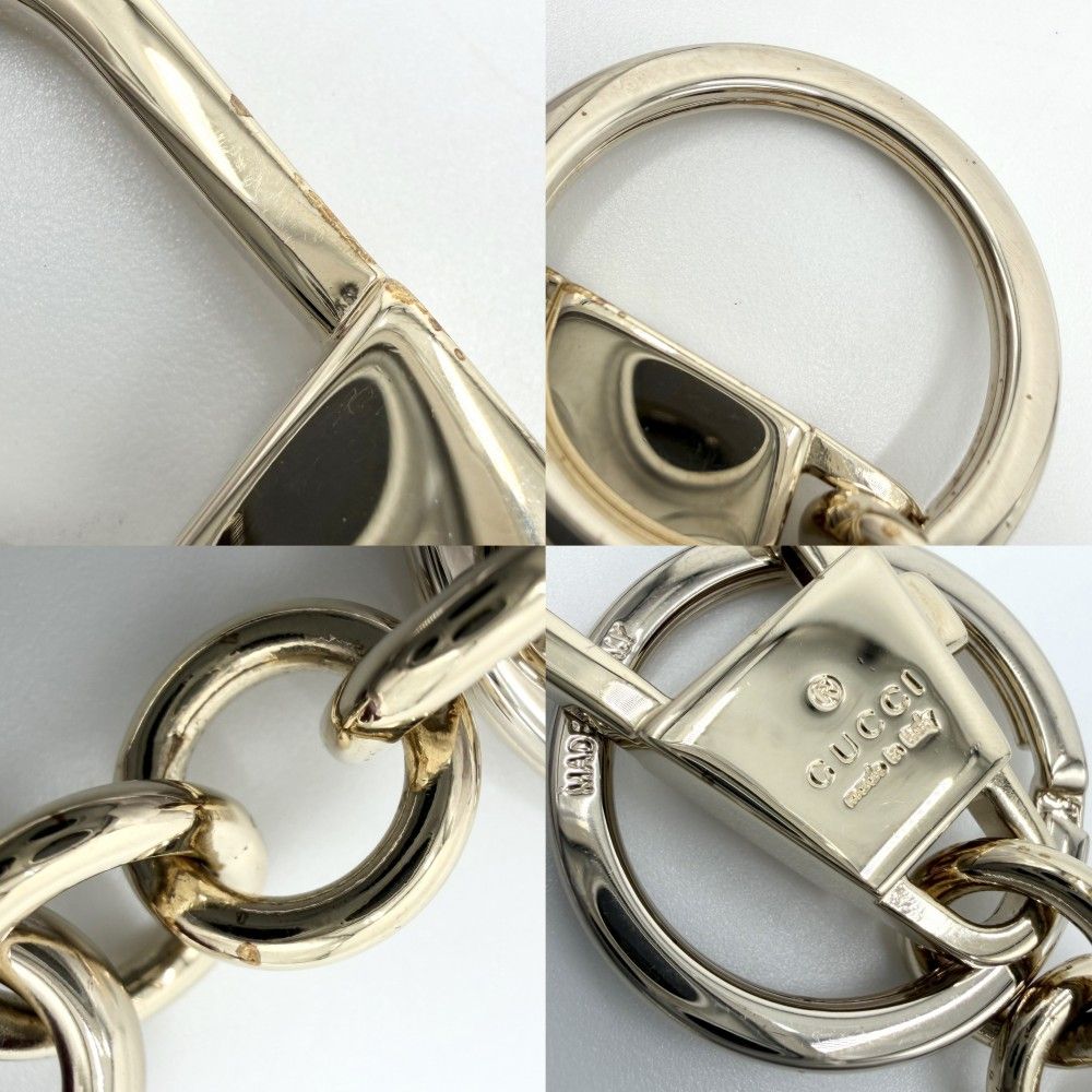 Gucci Key Ring Yu Higuchi Collaboration Key Holder Charm Cat GG Supreme Leather — view 4