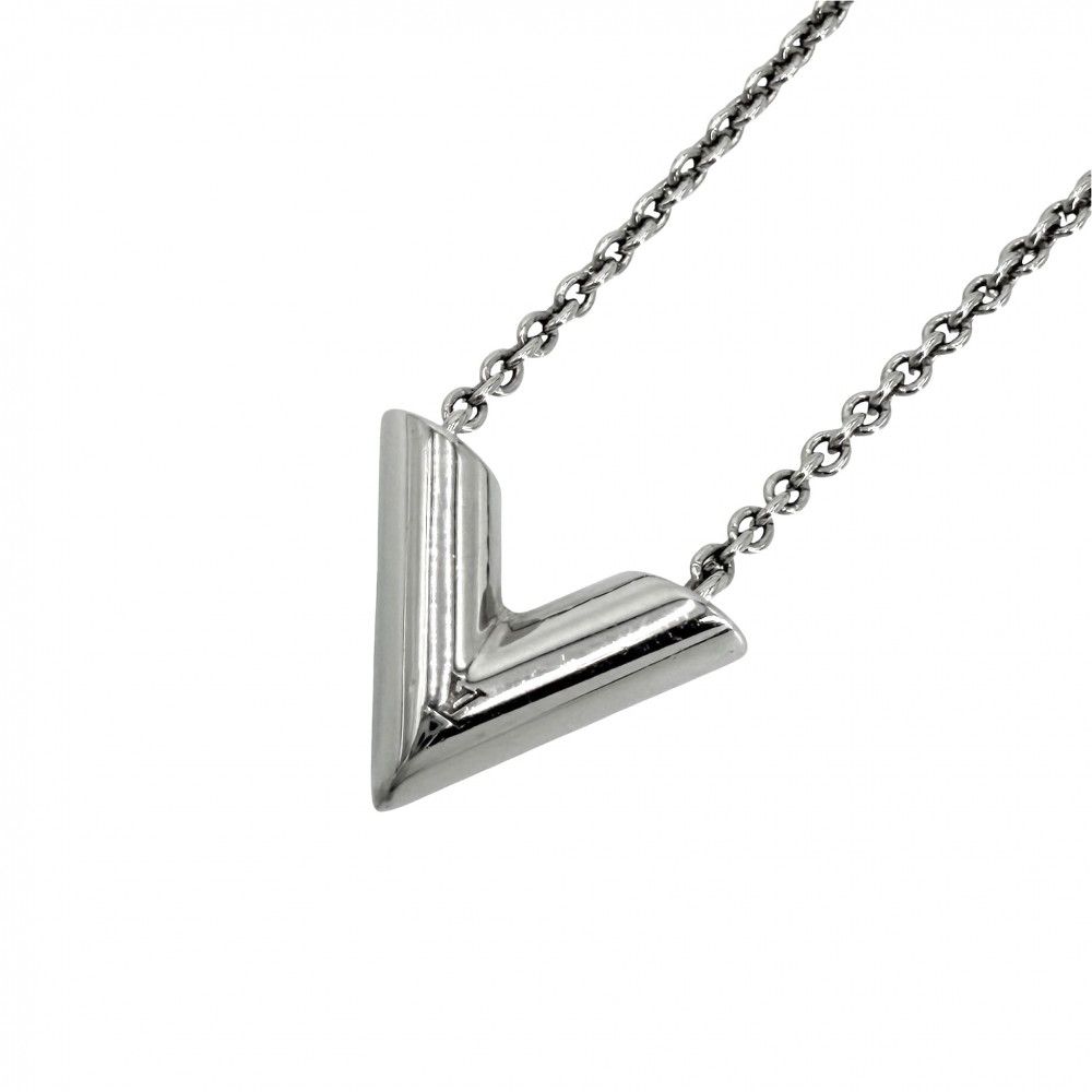 Louis Vuitton Necklace Essential Pendant Star Silver