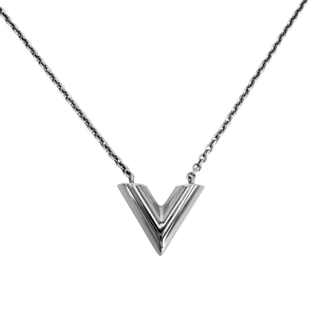 Louis Vuitton Necklace Essential Pendant Star Silver — view 2