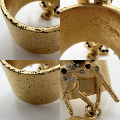 Chanel Ring CC Logo Bambi Rhinestone — view 4