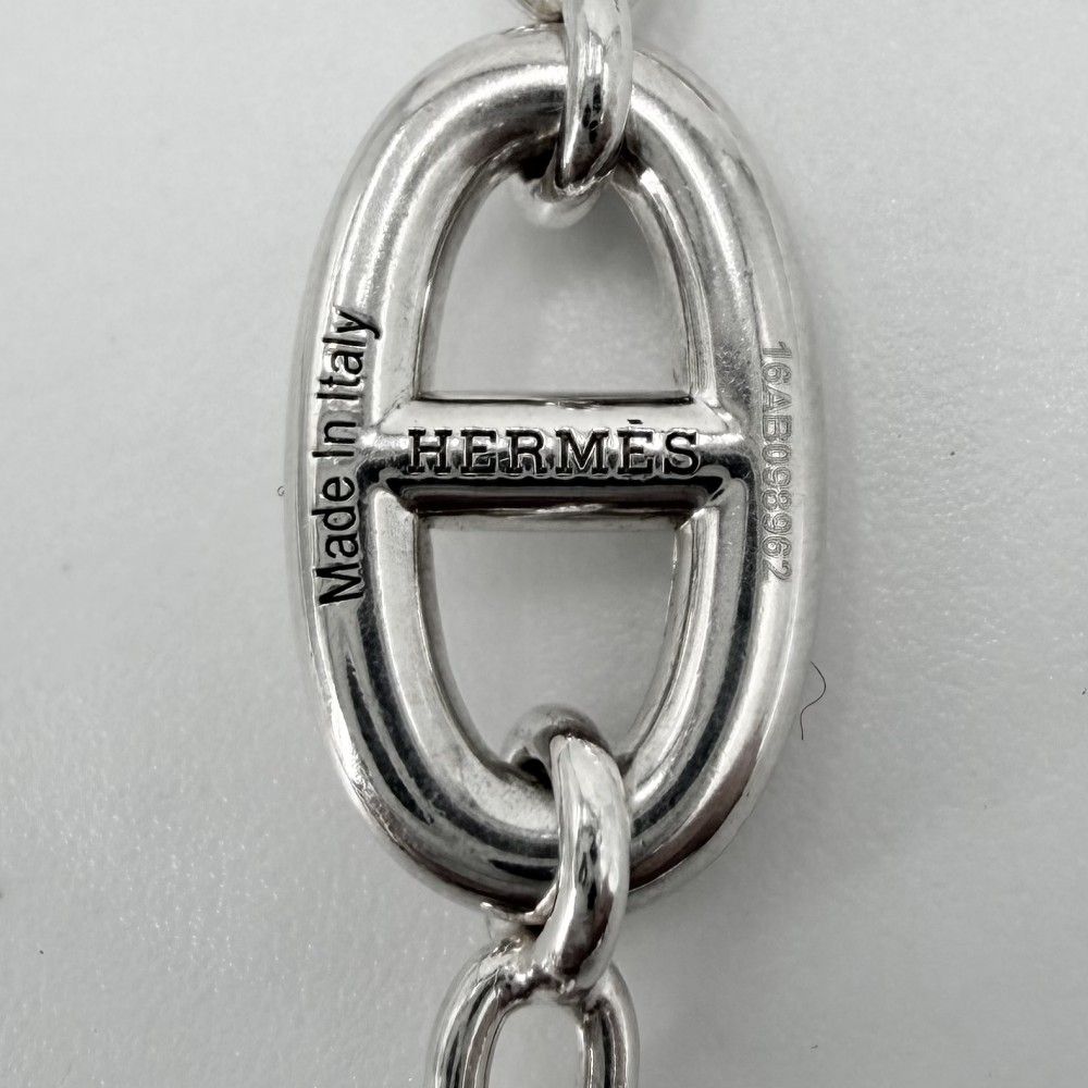 Hermes Necklace Farandole Long Chaine D'ancre 925 Sterling Silver — view 3