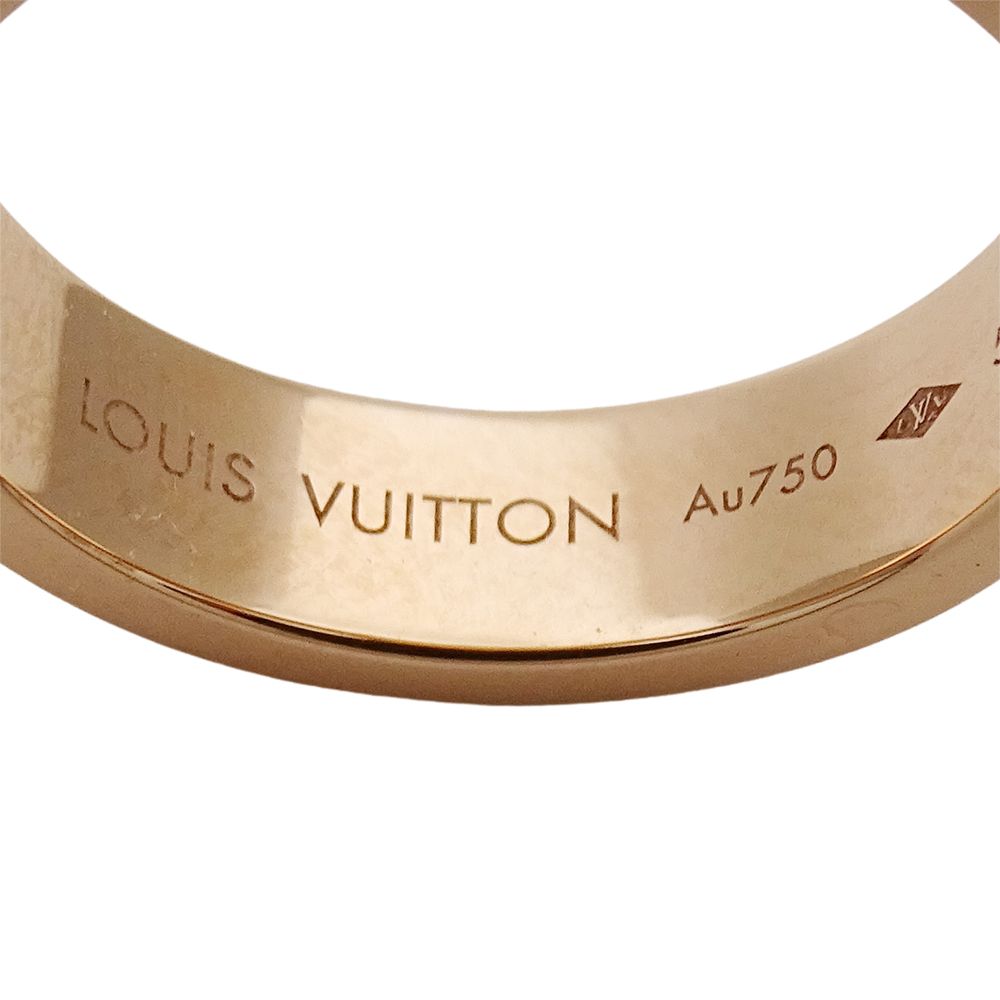 Louis Vuitton Ring Empreinte LV Pink Gold — view 5