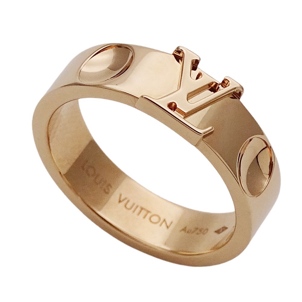 Louis Vuitton Ring Empreinte LV Pink Gold — view 4