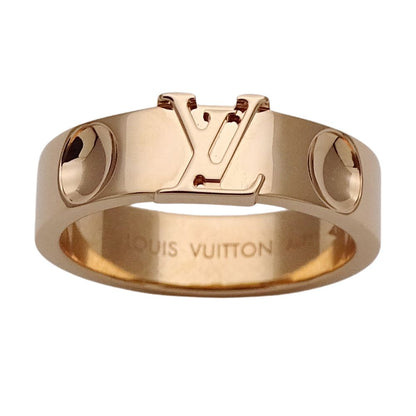 Louis Vuitton Ring Empreinte LV Pink Gold — view 2