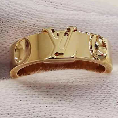 Louis Vuitton Ring Empreinte LV Pink Gold — view 9