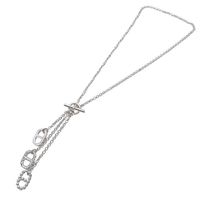 Hermes Necklace Chaine D'ancre Parade PM Silver Polished — view 3