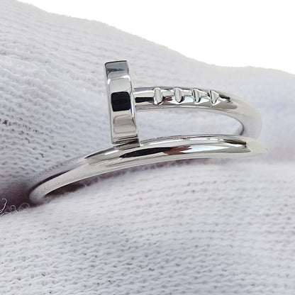 Cartier Ring Juste un Clou Small White Gold 48 Polished — view 7