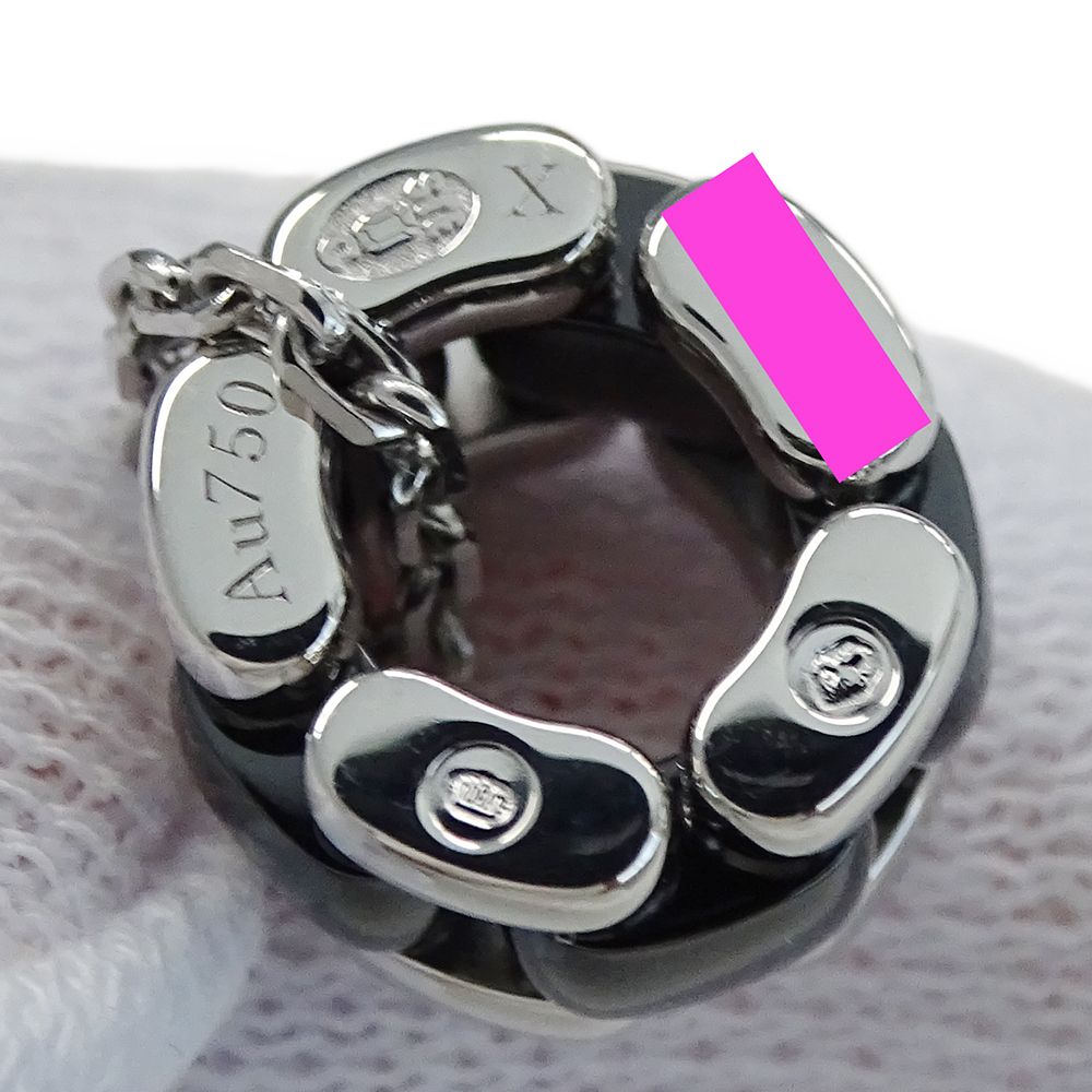 Chanel Necklace Black Ceramic Ultra White Gold Polished — view 8