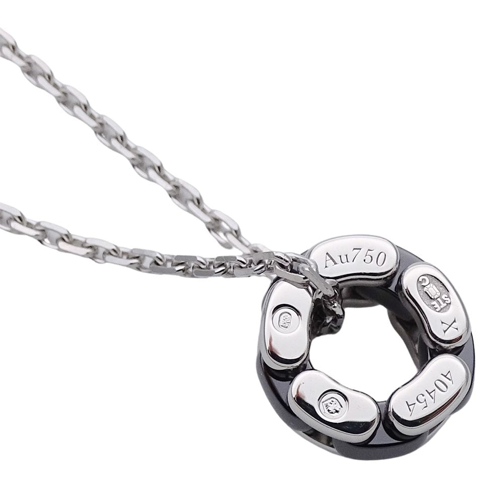 Chanel Necklace Black Ceramic Ultra White Gold Polished — view 4