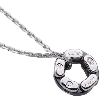 Chanel Necklace Black Ceramic Ultra White Gold Polished — view 4