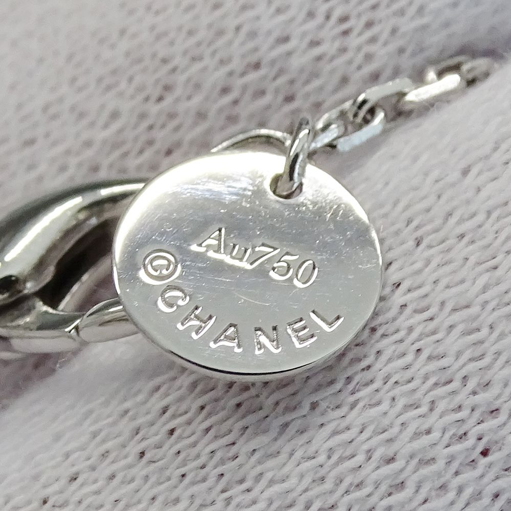 Chanel Necklace Black Ceramic Ultra White Gold Polished — view 9