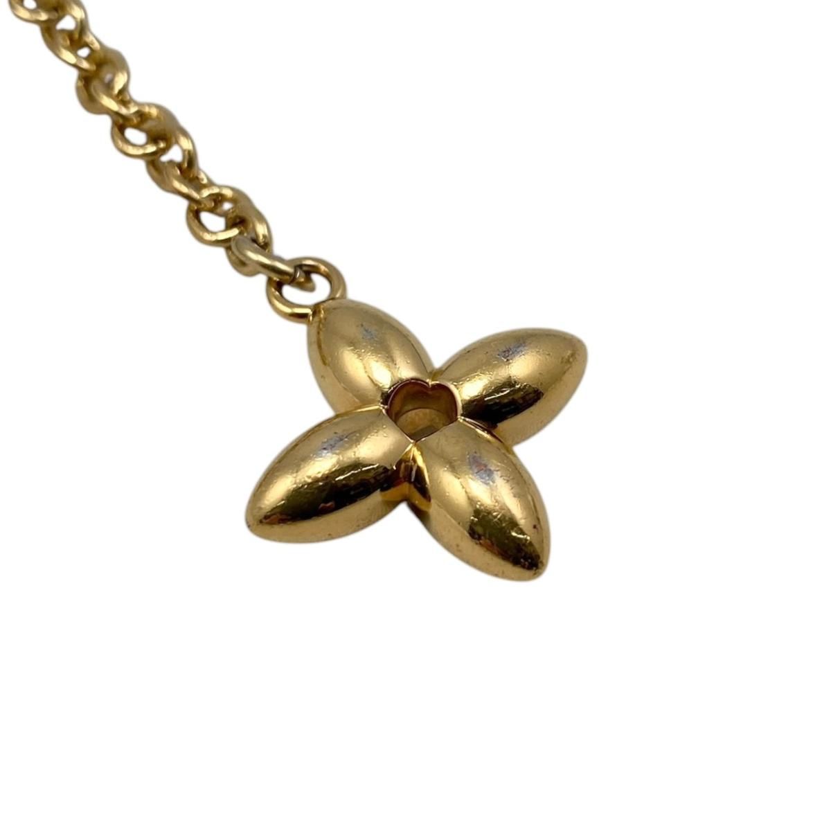Louis Vuitton Bag Charm Blue Ming Garden Monogram Flower LV Circle Gold — view 3