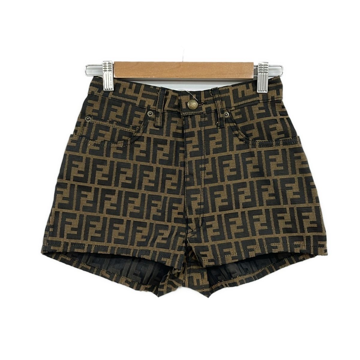 Fendi Jeans Shorts I 41 Dark Brown Black