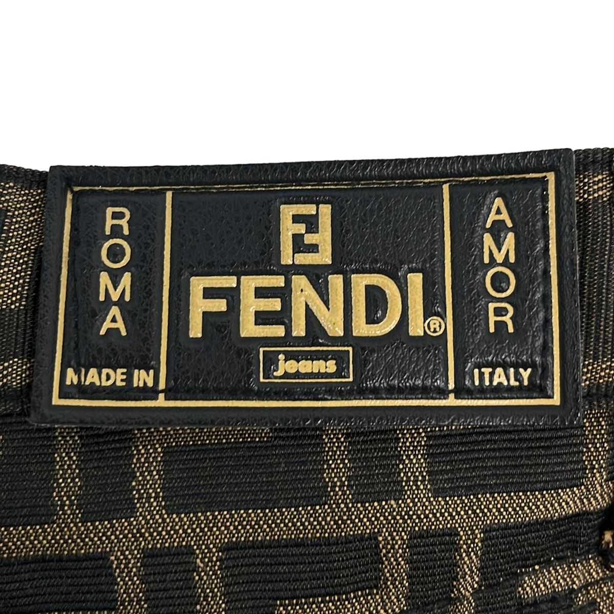 Fendi Jeans Shorts I 41 Dark Brown Black — view 3