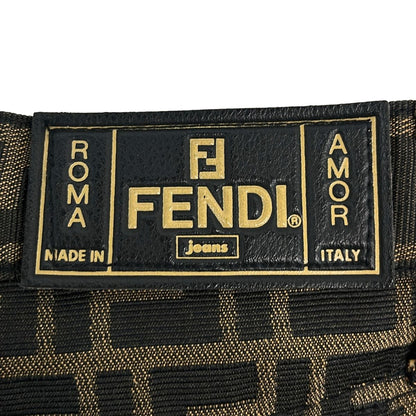 Fendi Jeans Shorts I 41 Dark Brown Black — view 3