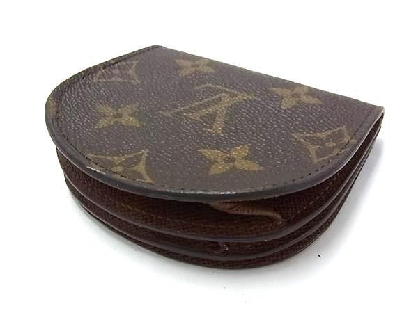 Louis Vuitton Coin Case Monogram Porte-Monnaie Guze Brown Leather Purse — view 2