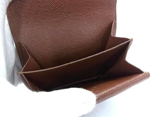 Louis Vuitton Coin Case Monogram Porte-Monnaie Guze Brown Leather Purse — view 4