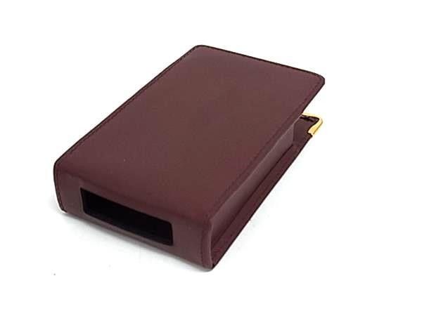 Cartier Cigarette Case Must Line Bordeaux Leather — view 2