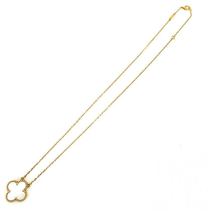 Van Cleef & Arpels Necklace Vintage Alhambra Star Gold Mother of Pearl White — view 4