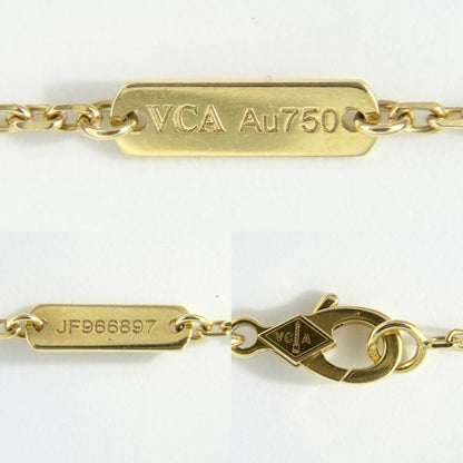 Van Cleef & Arpels Necklace Vintage Alhambra Star Gold Mother of Pearl White — view 3