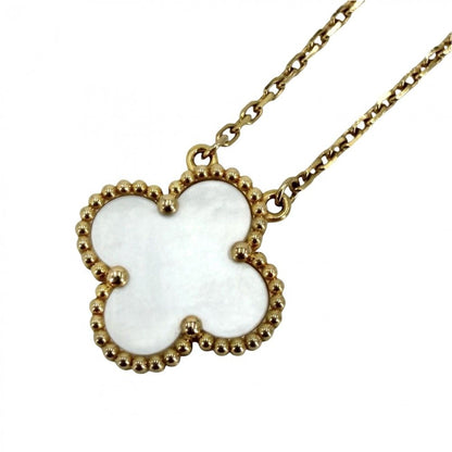 Van Cleef & Arpels Necklace Vintage Alhambra Star Gold Mother of Pearl White