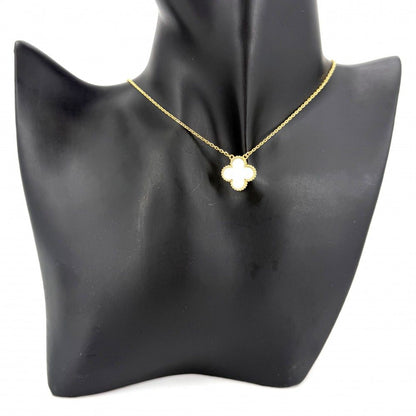 Van Cleef & Arpels Necklace Vintage Alhambra Star Gold Mother of Pearl White — view 2