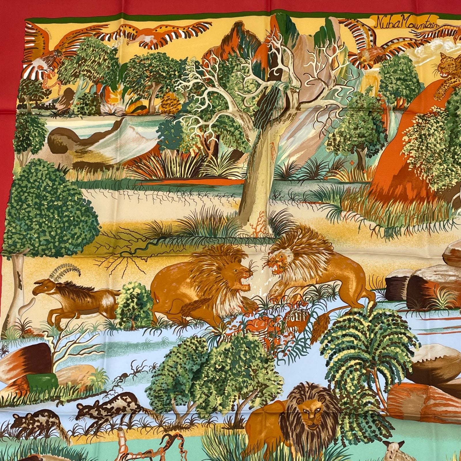 Hermes Carre 90 Nuba Mountain Scarf Silk 100% — view 2