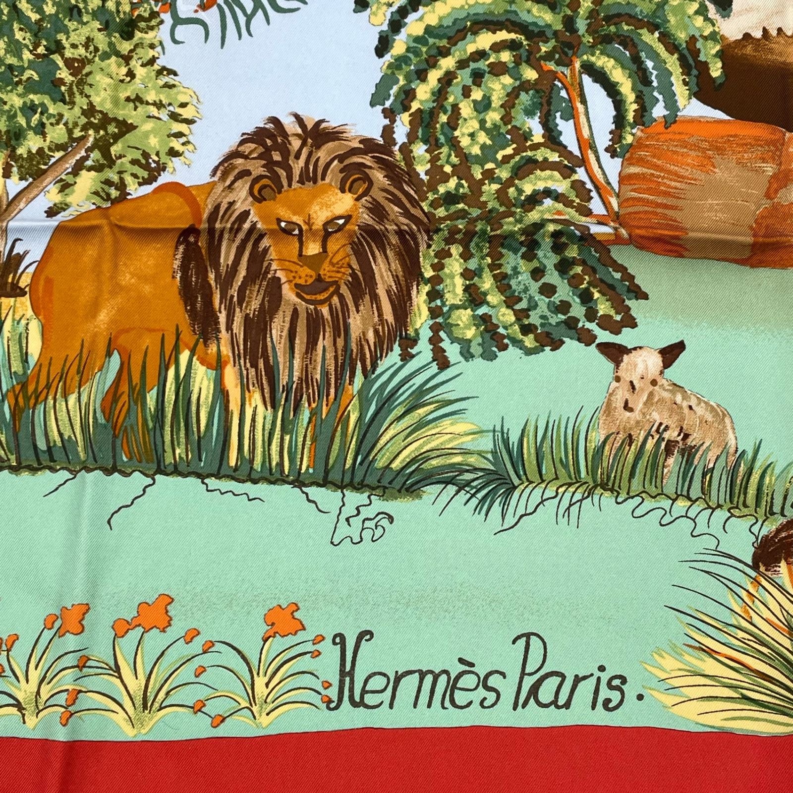Hermes Carre 90 Nuba Mountain Scarf Silk 100% — view 6